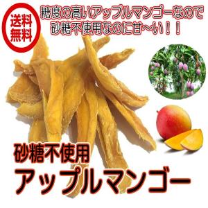 ドライアップルマンゴー 砂糖不使用 1kg／500gパックが2袋入り 送料無料 ドライマンゴー （アップルマンゴー500g×2P） ドライフルーツ  チャック袋 業務用｜fs-yokohama