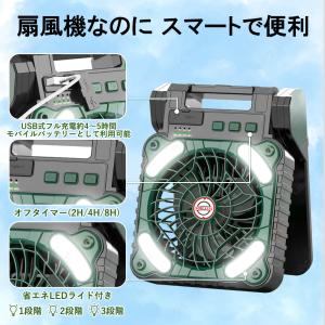 扇風機 充電式 コードレス ソーラー 扇風機 ...の詳細画像4