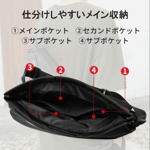 爆買 ショルダーバッグ メンズ 斜めがけ 大容...の詳細画像4