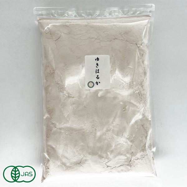 自然栽培小麦粉(薄力粉) ゆきはるか(精白粉) 5kg 有機JAS (青森県 SKOS合同会社) 産...