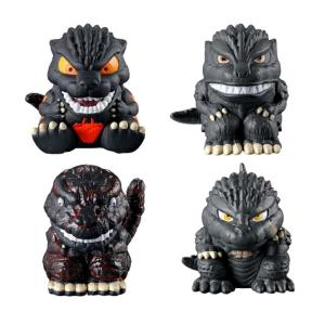 東宝怪獣 ゴジラまちぼうけ デフォルメの場合 全4種セット BANDAI コンプリート【在庫品】