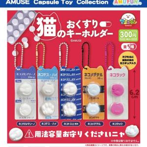 猫のおくすりキーホルダー 全5種セット 【2027年3月予約/コンプリート】