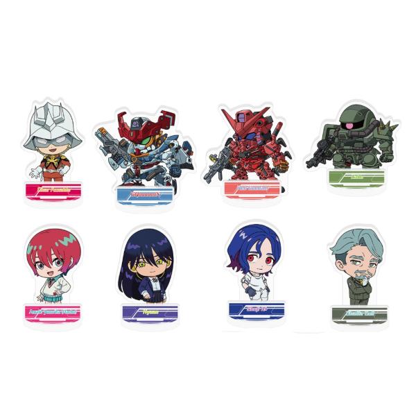 機動戦士Gundam GQuuuuuuX(ジークアクス) アクリルスタンド 全8種セット BANDA...