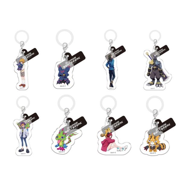デジモンビートブレイク ふらっとめじるしアクセサリー 全8種セット BANDAI コンプリート 【在...