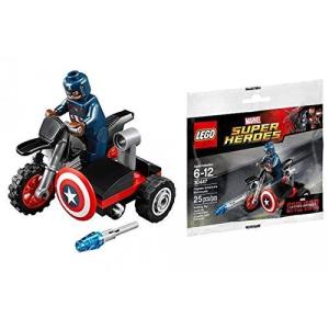 【並行輸入品】LEGO Marvel Captain America Civil War Captain Americas Motorcycle Mi