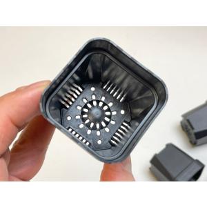 1.7号四角(スクエア)■高機能ミニプラ鉢-黒...の詳細画像4