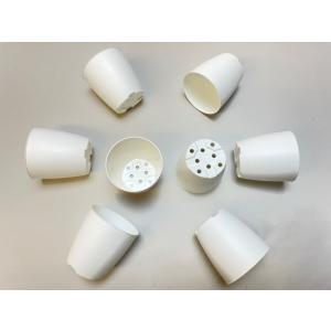 シンプルでマットなプラ鉢2号白-丸 1個売り[...の詳細画像3