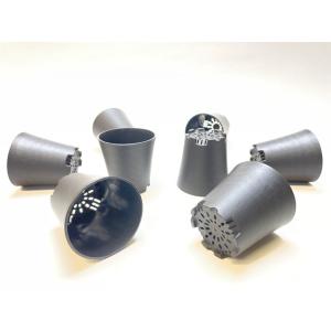 1.8号ミニミニラン鉢系どっしりカップ型(黒)...の詳細画像5