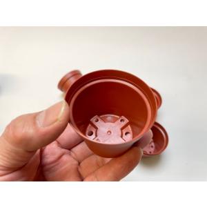 2号プラ鉢どっしり型-ミニサイズ【あか茶】[2GB]の詳細画像4
