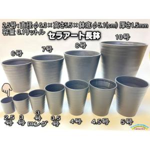 セラアート長鉢-2.5号/2.5寸(当店2号)...の詳細画像1