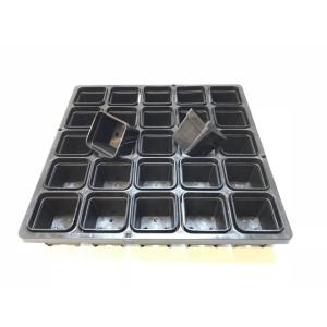 6cmポットや1.7号鉢用四角型枠トレイ：5×5=25鉢用＋1.8号ミニラン鉢系
