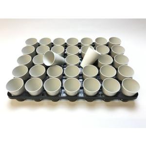 厚手の2号ロングミニプラ鉢-ホワイトグレー[2GW]の詳細画像5
