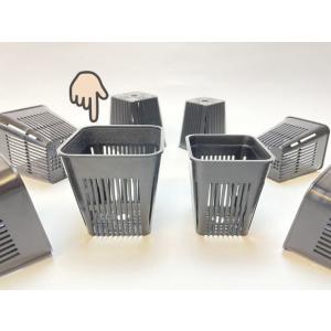 マジカルポット90型(大) (3号中深相当)※穴メッシュ鉢＠全面スリット入りポット・メッシュ鉢＠多肉植物・塊根植物コーデックス・アガベ・サボテン[2GB]