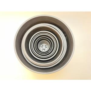 セラアート長鉢-3.5号/3.5寸-黒(陶器風...の詳細画像4
