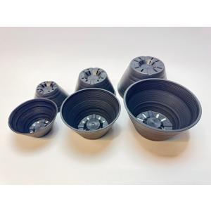 セラアート平鉢(丸鉢)-12号-黒(陶器風プラ...の詳細画像3