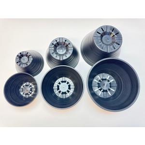 セラアート平鉢(丸鉢)-12号-黒(陶器風プラ...の詳細画像4