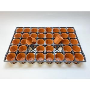 1.5号プラ鉢ぴったり整理トレイ-厚(ハード)＋1.5号プラ鉢-緑(トイレ1枚