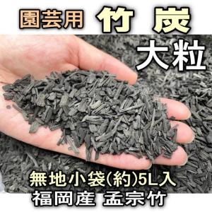 小袋-竹炭-大粒-5L徳用袋[無地袋]
