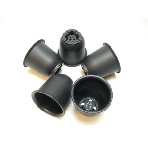 厚手のプラ鉢-ふっくら2号ミニ【黒-超ミニ】[...の詳細画像1