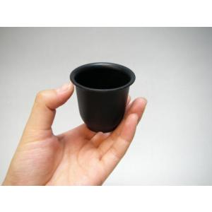 厚手のプラ鉢-ふっくら2号ミニ【黒-超ミニ】[...の詳細画像2