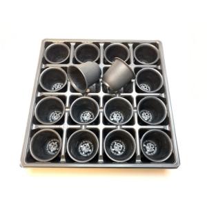 厚手のプラ鉢-ふっくら2号ミニ【黒-超ミニ】[...の詳細画像4