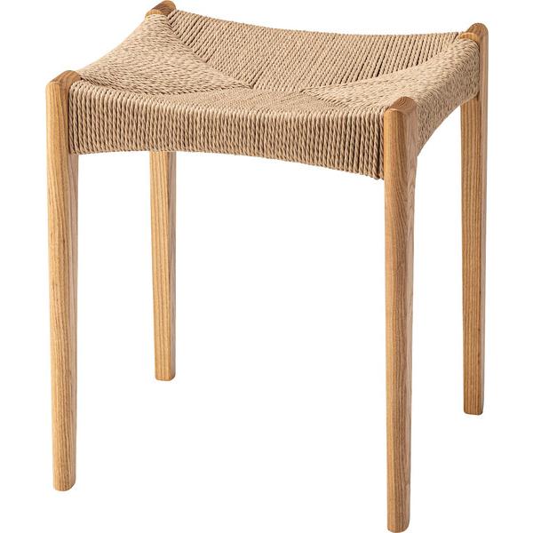 スツール チェア チェアー 椅子 イス 背もたれなし おしゃれ 木製 木脚 ペーパーコード リゾート...