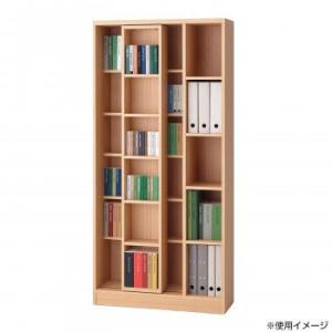 本棚 書棚 スライド本棚 スライド 日本製 完成品 シェルフ 漫画 マンガ コミック A4 B5 収...