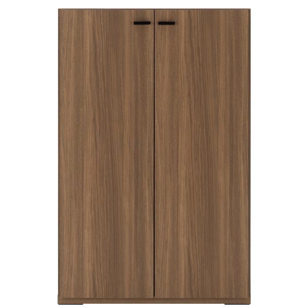 リビングシェルフ フナモコ 板戸 幅74cm 扉付 ブックシェルフ 本棚 書棚 完成品 日本製 KF...