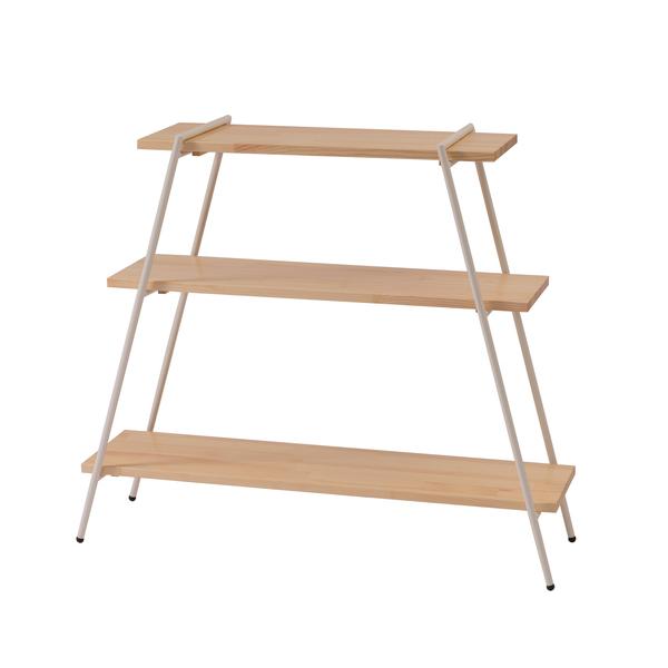 アイアンレッグラック 3段  NIT-11WH