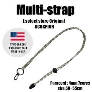 NEW 首掛けストラップ ネックストラップ パラコード ストラップ