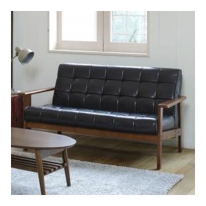 レトロソファ 2Pソファ ソファ 2人掛け 椅子 いす レザー フロアソファ デザインソファ おしゃ...