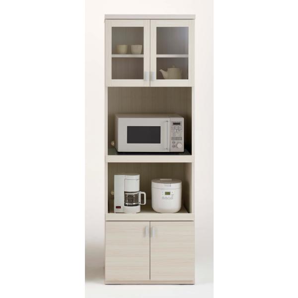 家電ボード キッチンボード 幅60cm 家電収納 国産家具 ダイニング台所 キッチン フナモコ 棚 ...