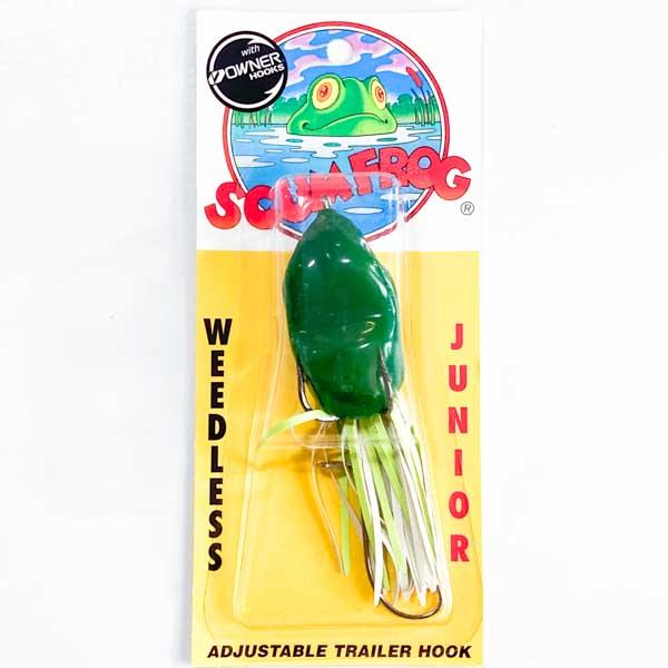 サウザンルアー スカムフロッグ ジュニア 1/4oz グリーン ウィードレスフック付き