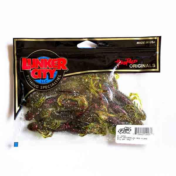 ランカーシティー オズモ 5インチ 114 ウォーターメロンレッドフレーク