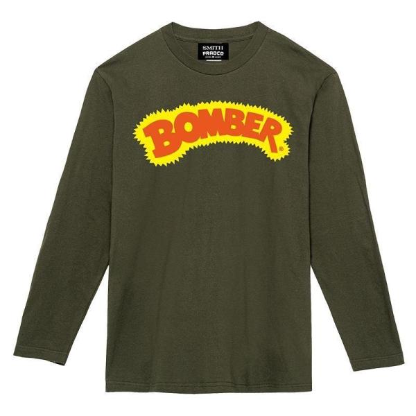 プラドコ×スミス ボーマー ロングTシャツ アーミーグリーン L