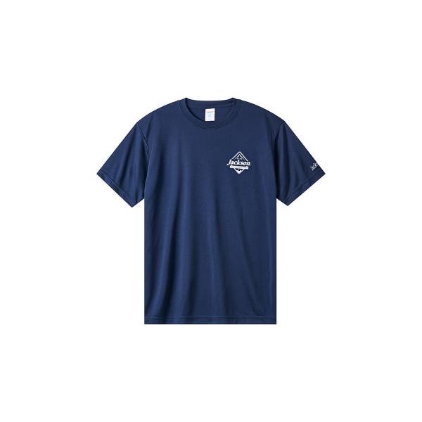 ジャクソン シンプルロゴ H/S シルキードライ TEE　XL ネイビー