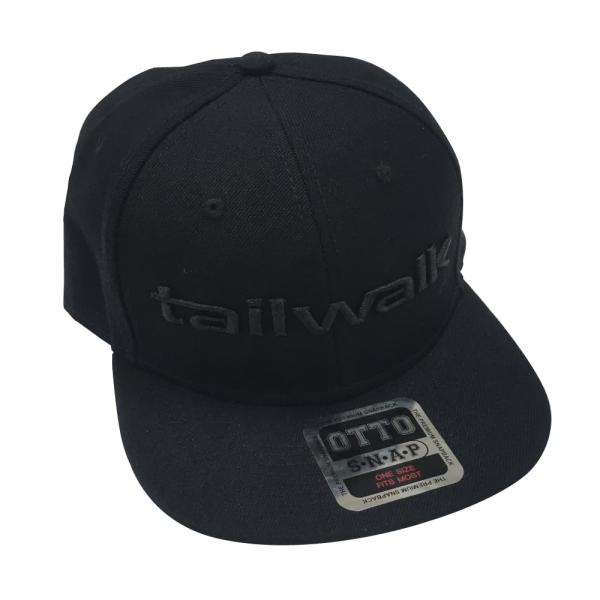 tailwalk フラットバイザーキャップ BK /BK テイルウォーク