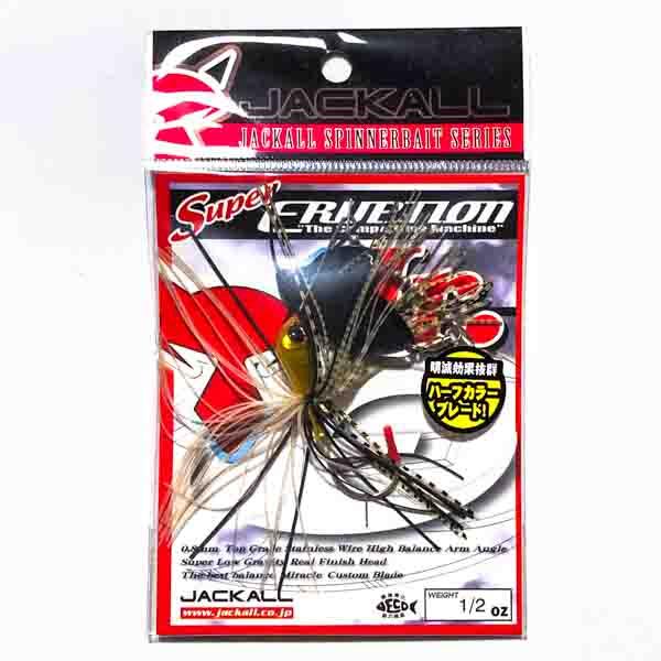ジャッカル スピナ―ベイト スーパーイラプションjr. 1/2oz. TW キンクロシャッド
