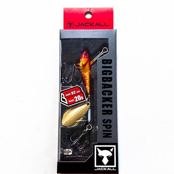 ジャッカル ビッグバッカースピン 20g アカキン/マグマウェーブホロ