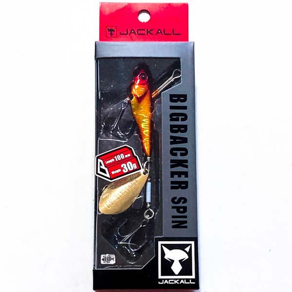 ジャッカル ビッグバッカースピン 30g アカキン/マグマウェーブホロ