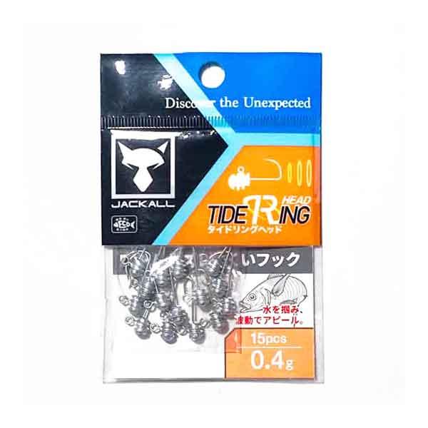 ジャッカル ジグヘッド タイドリングヘッド 0.4g 15pcs