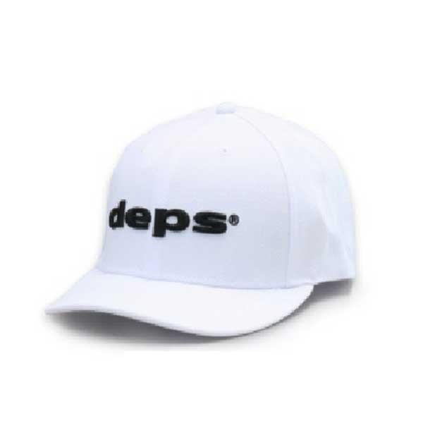 デプス ロゴキャップ 帽子 ホワイト×ブラック