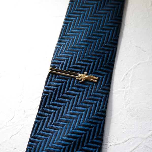 ノンサッチ ライオン スワロフスキー USA製真鍮 ネクタイピン