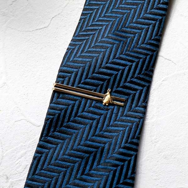 ノンサッチ ペンギン スワロフスキー USA製真鍮 ネクタイピン