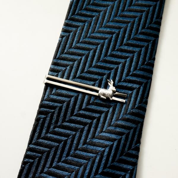 ノンサッチ 大人可愛い うさぎ ネクタイピン シルバー