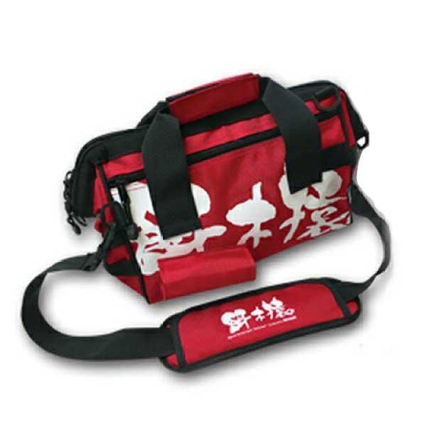 餌木猿 バッグ ガマグチバッグ 林釣漁具製作所 レッド