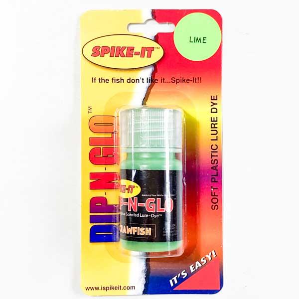 スパイクイット ディッピンググロー ボトルタイプ 1oz クローフィッシュ ライム