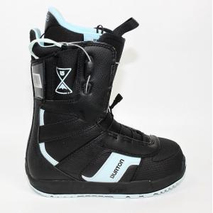 2014モデルBURTONバートン レディース女性用スノーボードブーツ「WOMEN'S PROGRESSION SPEEDZONE BOOT」ブラック×ライトブルー｜fst