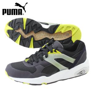 訳あり≪1足限り!!25.5cm≫【全国送料無料】PUMA プーマ ランニング・スニーカー「R698 モダン ヘリテージ/ペリスコープ×ペリスコープ×ブラック」359286-03｜fst