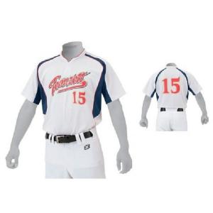 ZETTベースボールシャツBOT730A「ベースボールシャツにダイレクト昇華プリントマーク」全胸,胸...